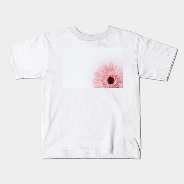 Simple Pink Daisy Kids T-Shirt by NewburyBoutique